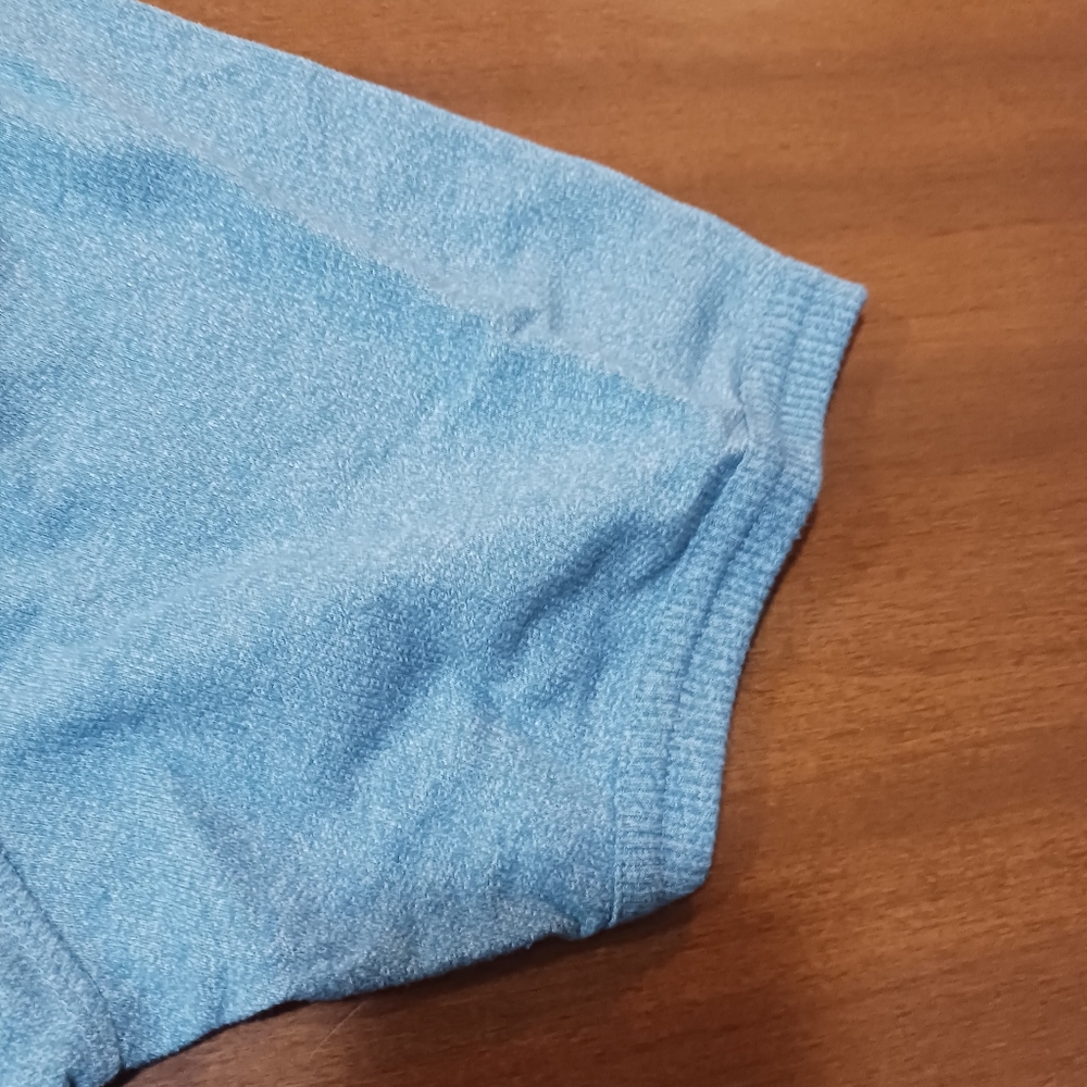 Alternative Earth Sweater Large Blue Short Sleeve - Picture 2 of 8